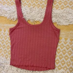 Ribed tank top